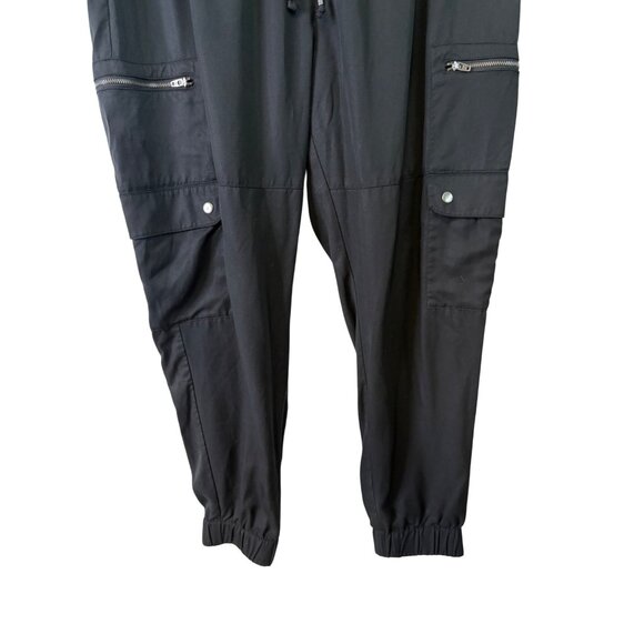 Banana Republic Women's Black Lyocell Jogger Pants Elastic Waist Pull On Size XL - Picture 5 of 11